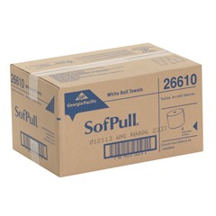 SofPull®™  9" Paper Towel Roll, White, (6 Rolls/CS) - Paper Supplies Plus