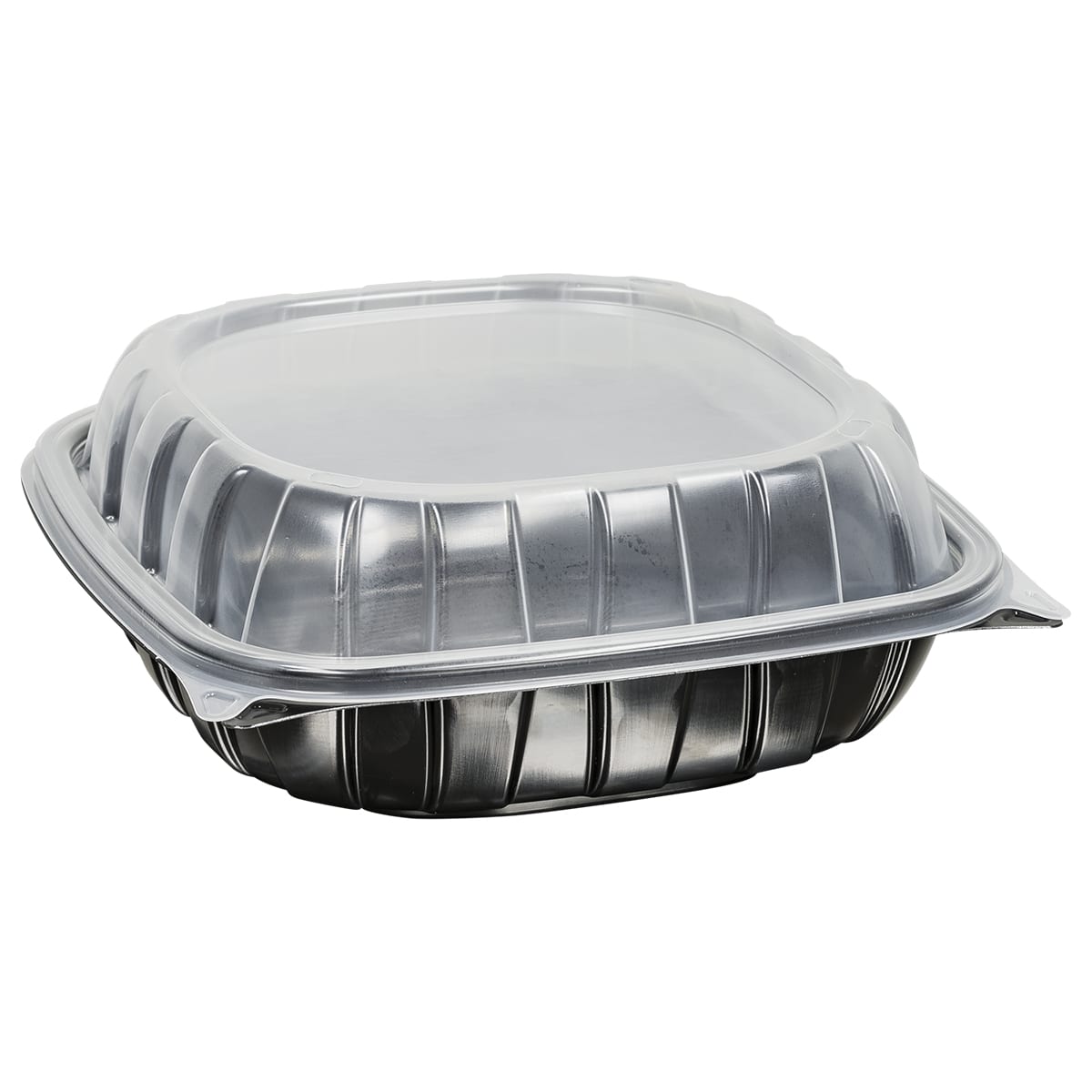 8" Rigid Microwavable Carry Out Container (138 Per Case)