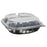 9" Rigid 3 Compartment Microwavable Carry Out Container (112 Per Case)
