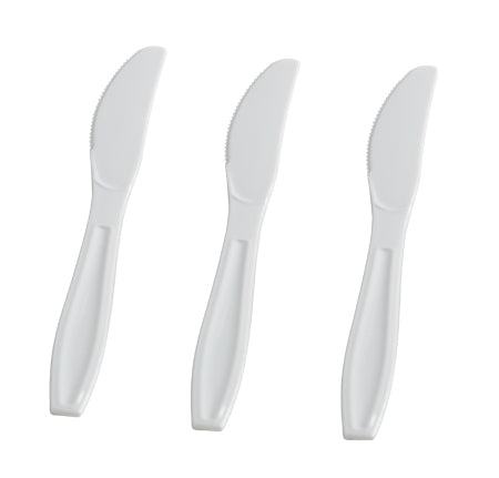 Extra Heavy Weight Knives (White, Black, Clear, & Bone) (1000/CS) - Paper Supplies Plus