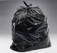 Trash Liner 46 Gallon (23x17x46) Heavy Duty (100/Case) - BLACK OR CLEAR - Paper Supplies Plus
