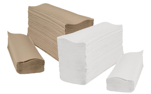 MULTI-FOLD TOWELS (KRAFT AND WHITE) - Paper Supplies Plus