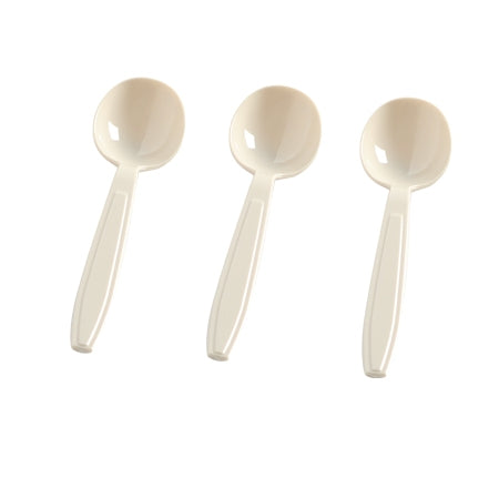 Extra Heavy Weight Soup Spoon (White, Black, Clear, & Bone) (1000/CS) - Paper Supplies Plus