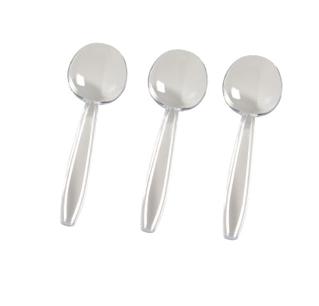 Extra Heavy Weight Soup Spoon (White, Black, Clear, & Bone) (1000/CS) - Paper Supplies Plus
