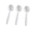 Extra Heavy Weight Soup Spoon (White, Black, Clear, & Bone) (1000/CS) - Paper Supplies Plus
