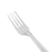 Plastic Extra Heavy Weight Fork (Polystyrene) - Clear - 1,000 Forks