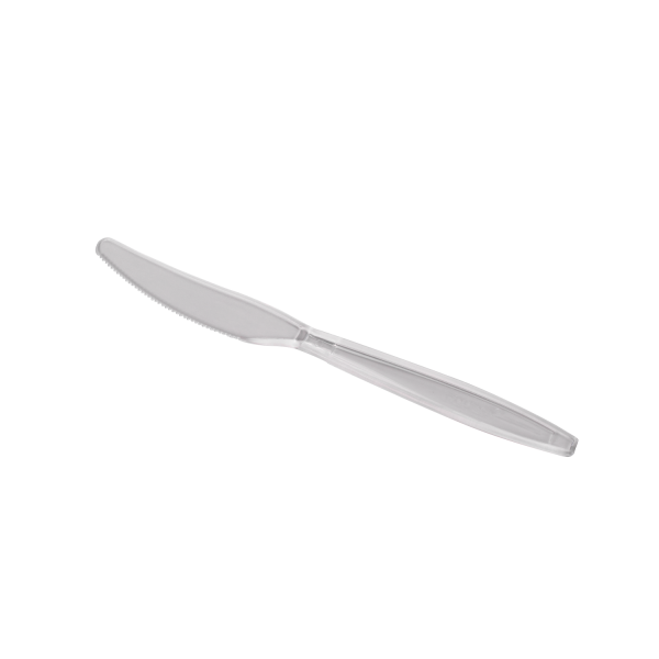 Plastic Heavy Weight Knife (Polystyrene) - Clear - 1,000 Knives