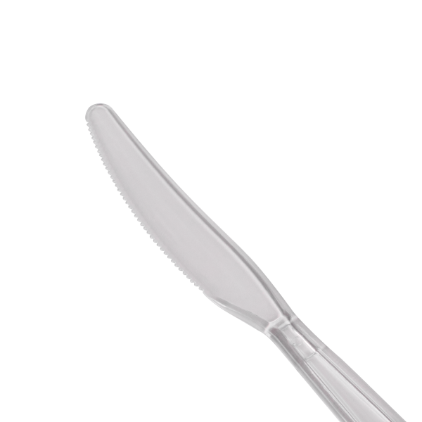 Plastic Heavy Weight Knife (Polystyrene) - Clear - 1,000 Knives