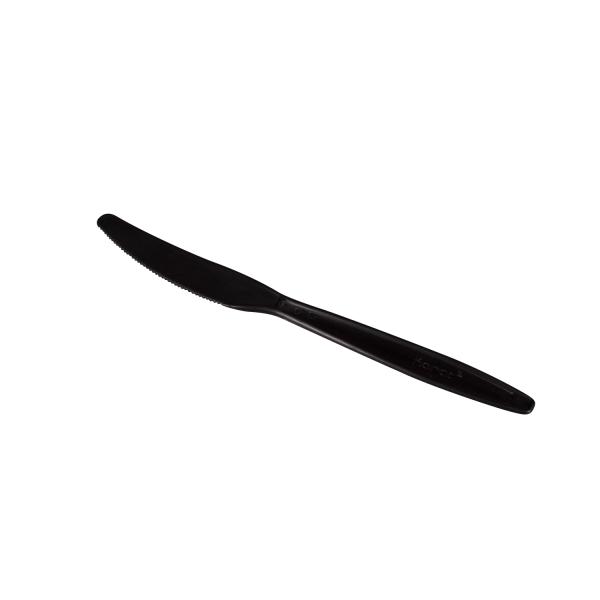 Plastic Heavy Weight Black Knife - 1,000 Knives