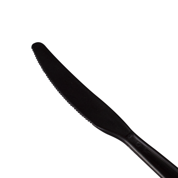 Plastic Heavy Weight Black Knife - 1,000 Knives