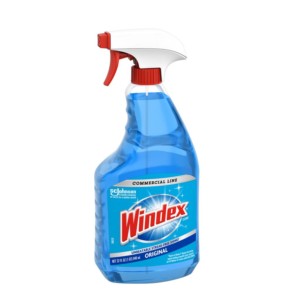 PROFESSIONAL® WINDEX® GLASS CLEANER WITH AMMONIA-D® 12 Bottles Per Case
